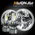 thumbnail image 1 of For 1967-1972 Chevy C10 Pair 7/inch LED Headlights Round 6000K white Hi/Lo Lamp, 1 of 16