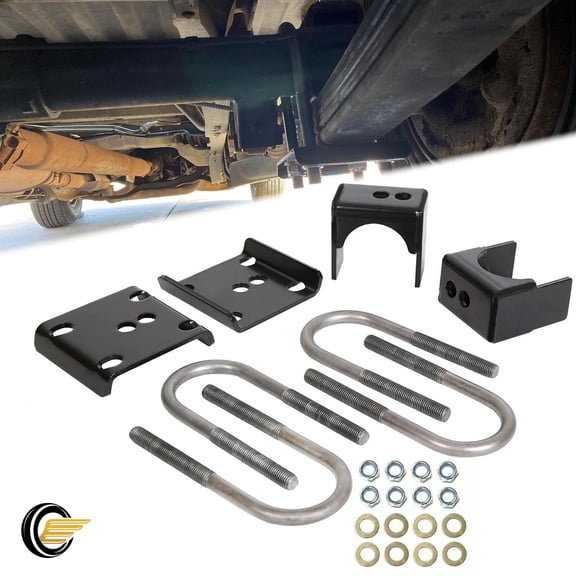 For 1973-1987 Chevy C10 GMC C15 Rear Axle Flip Kit 5" Drop Kit 1/2 Ton Truck