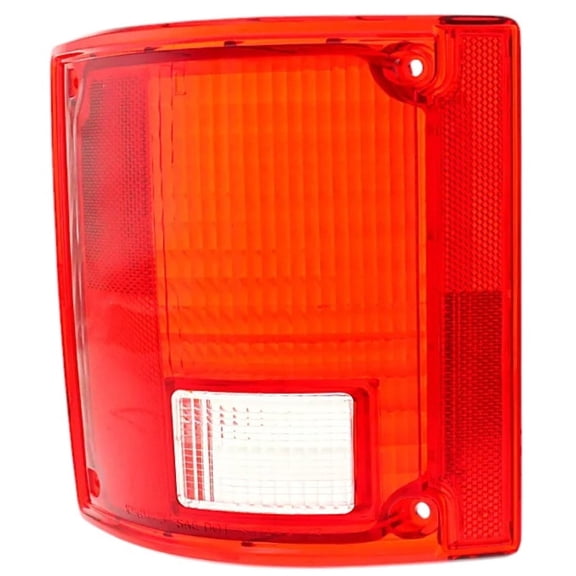 For 1973-1991 Chevy Blazer Tail Light Lens Only Driver Side Red/Clear Lens Plastic Lens GM2808111 | 5965775