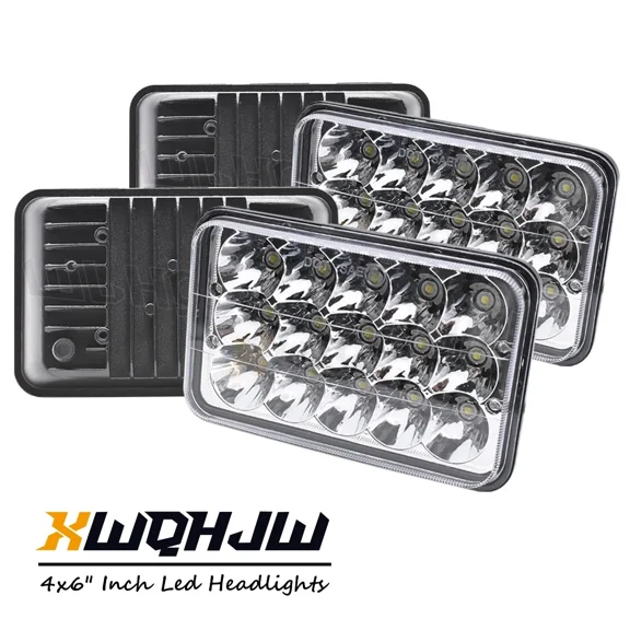 For 1982 1983 1984 1985 1986 1987 Buick Regal 4x6 Inch LED Headlights- 4 Pack