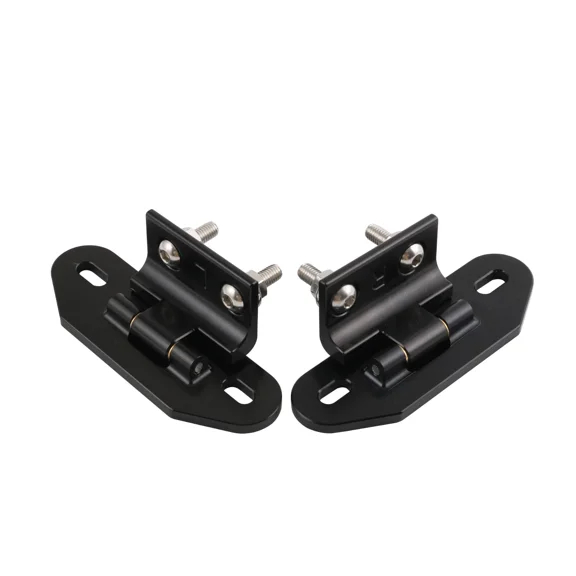 For 1982-1992 Camaro/Firebird Billet Aluminum Rear Hatch Hinges Black Pair NEW