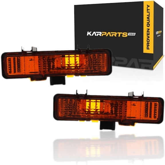 For 1982-1993 Chevy S10 Pair Park / Signal Lights Driver and Passenger Side Assembly Unit GM2520109 GM2521109 For 5976643 5976644