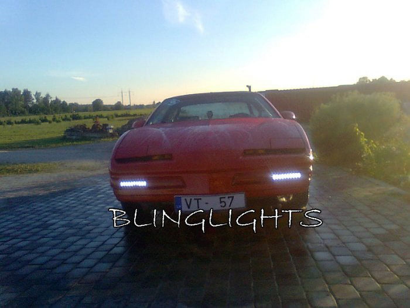 For 19822002 Pontiac Firebird Trans Am LED DRL Strip Lights Headlamps