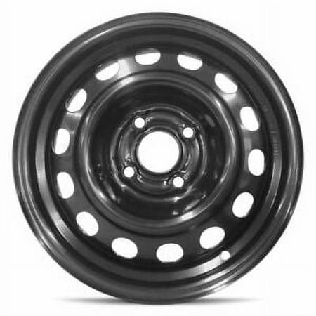 For 1986-1989 Honda Accord 14 Inch Painted Black Rim - OE Direct Replacement - Road Ready Car Wheel
