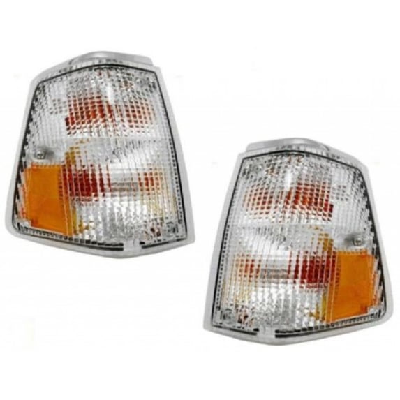 For 1986-1993 Volvo 240 Park/Signal Lights Assembly Driver and Passenger Side Pair For VO2520102