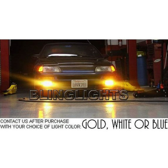 For 1988 1989 1990 1991 Honda CR-X Civic CRX Si SiR Foglamps Foglights Driving Lamps Fog Lights Kit