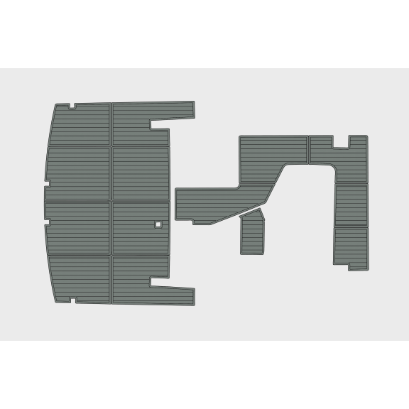 For 1988-1990 Carver 3607 Aft Cabin EVA Foam Marine Decking, Non-SlipYacht Flooring Mat, 6mm Thick, Durable and Easy to Clean Boat Pad