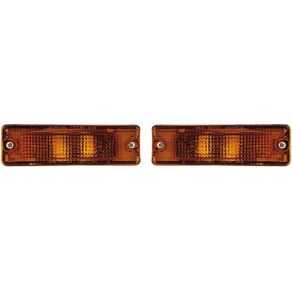 For 1988-1993 Ford Festiva Turn Signal Lights Driver and Passenger Side Pair | Replacement For MA2530104