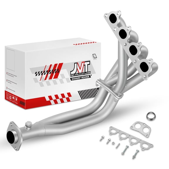 For 1988-2000 Honda Civic Del Sol CRX D15 D16 Exhaust Manifold Header Silver