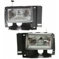thumbnail image 1 of For 1989-1990 Ford Bronco II Headlight Driver and Passenger Side w/ Bulbs FO2503107 FO2502107 - Replaces F1TZ 13008 C, F1TZ 13008 D, 1 of 4