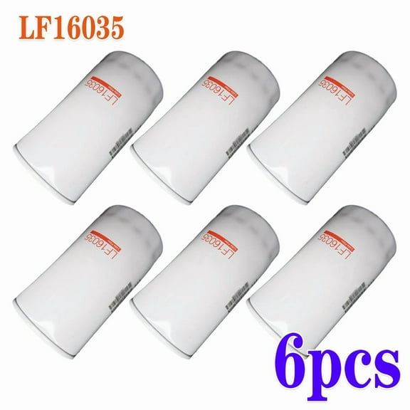For 1989-2018 DODGE RAM CUMMINS 5.9L 6.7L DIESEL ENGINE OIL FILTER LF16035 6X
