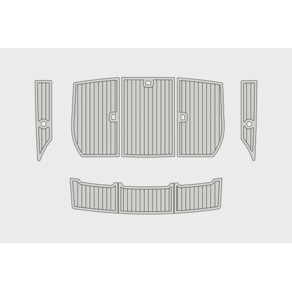 For 1990-1992 Carver 28 Aft Cabin EVA Foam Marine Decking, Non-SlipYacht Flooring Mat, 6mm Thick, Durable and Easy to Clean Boat Pad