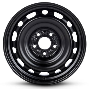 For 1990-2005 Mitsubishi Eclipse 16 Inch Painted Black Rim - OE Direct Replacement - Road Ready Car Wheel