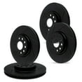 thumbnail image 1 of For 1990 Ford Taurus Front Rear R1 Concepts eLine Black Slotted Brake Rotors Kit, 1 of 2