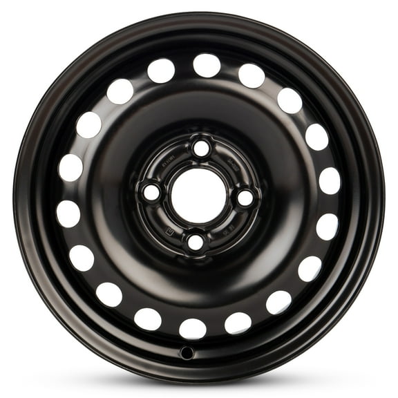 For 1991-2002 Saturn S Series 14 Inch Painted Black Rim - OE Direct Replacement - Road Ready Car Wheel
