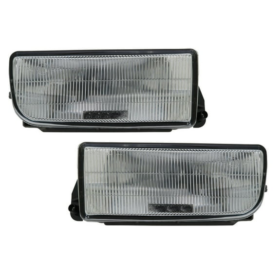 For 1992-1999 BMW 318i Fog Light Driver and Passenger Side Pair w/ Bulbs For BM2592101