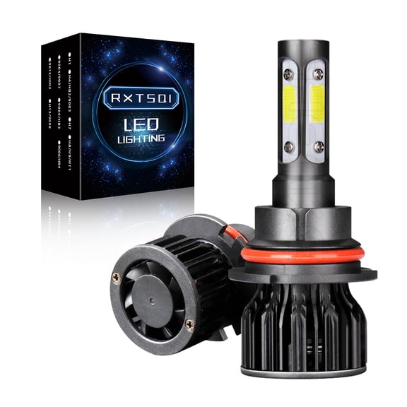 For 1992-2003 Ford F150 4-sides 9007 LED Headlight Conversion Kit High Low Beam Bulbs 6000K White 2x,k9