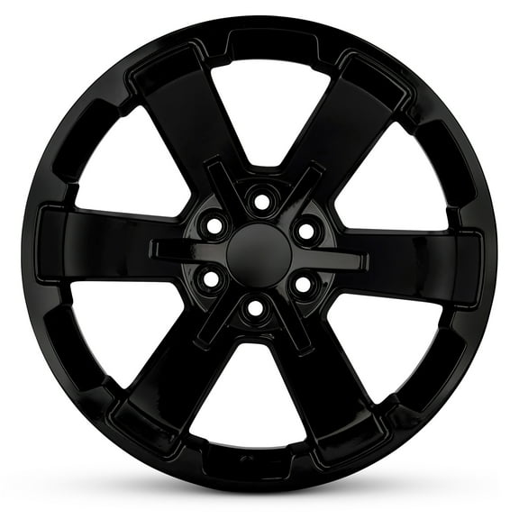 For 1992-2023 GMC Yukon 22 Inch Gloss Black Rim - OE Direct Replacement - Road Ready Car Wheel