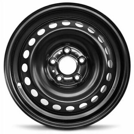 Wheel Rim for 1995-1998 Nissan 240SX 16 in Black Steel Rim Direct Fit