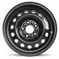 thumbnail image 1 of Wheel Rim for 1995-1999 Nissan Maxima 15 in Black Steel Rim Direct Fit, 1 of 14