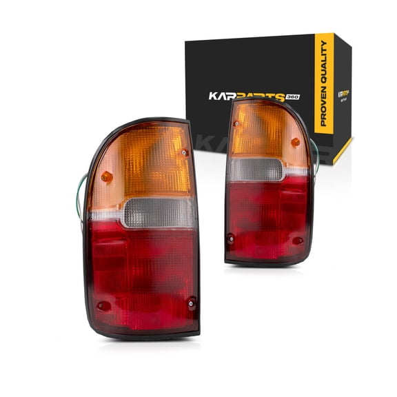 For 1995-2000 Toyota Tacoma Pair Rear Tail Lights Driver and Passenger Side TO2800116 TO2801116 | 81560-04030 81550-04030