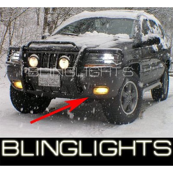 1996 1997 1998 JEEP GRAND CHEROKEE BUMPER FOG LIGHTS DRIVING LAMPS LIGHT LAMP KIT 96 97 98