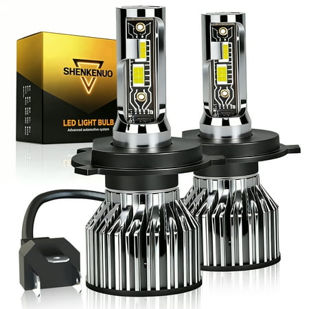 For 1996-1997 2001-2005 Toyota RAV4 LED Headlight Bulbs High Low Beam Combo H4/9003 Lamp 120W 20000LM 2PCS