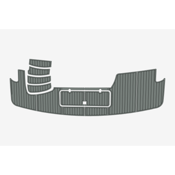 For 1996-1997 Carver 455 EVA Foam Marine Decking, Non-SlipYacht Flooring Mat, 6mm Thick, Durable and Easy to Clean Boat Pad