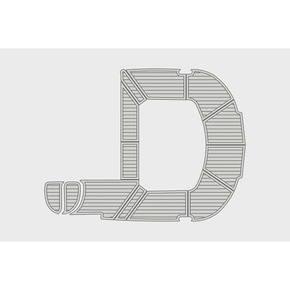 For 1996-1998 Carver 500 Motor Yacht EVA Foam Marine Decking, Non-SlipYacht Flooring Mat, 6mm Thick, Durable and Easy to Clean Boat Pad