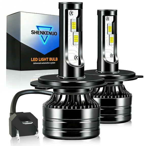 For 1996-2006 Mazda MPV LED Headlight Bulbs Low Beam Combo H4/9003 Lamp 200W 30000LM 2PCS