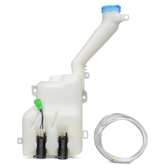 DNA Motoring Car Windshield Washer Fluid Pump Reservoir Tank Kit for 1996-2000 Honda Civic