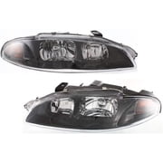 For 1997 1998 1999 Mitsubishi Eclipse Pair Headlight Driver and Passenger Side MI2502105 MI2503105 For MR296283 MR296284
