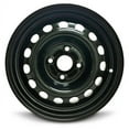 thumbnail image 1 of Wheel Rim for 1997-2002 ford Escort 14 in Black Steel Rim Direct Fit, 1 of 15