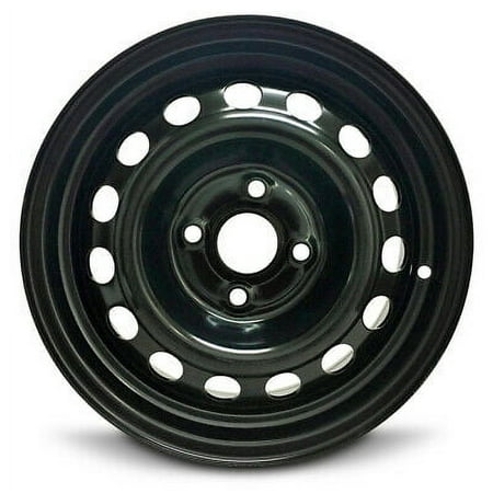 Wheel Rim for 1997-2002 ford Escort 14 in Black Steel Rim Direct Fit