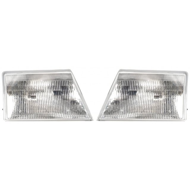 Pair Headlight Assemblies Left & Right For Ford Ranger 1998-2000 Pickup – Halogen