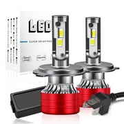For 1998-2000 Toyota Corolla LED Headlights 9003/H4 High and Low Beam Bulbs 2pc