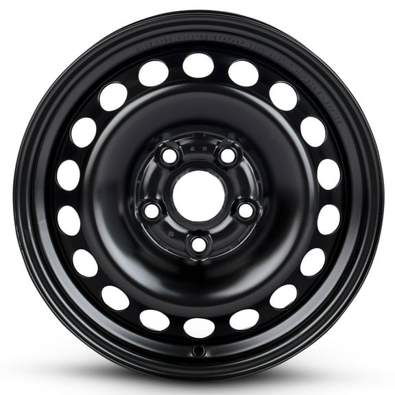 For 1998-2000 Volkswagen Passat 15 Inch Painted Black Rim - OE Direct Replacement - Road Ready Car Wheel