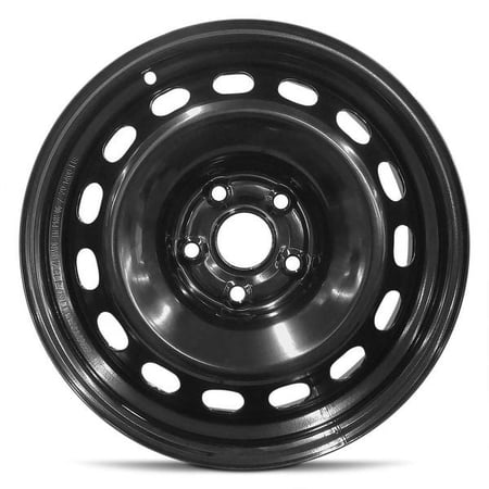 For 1998-2001 Volkswagen Passat 16 Inch Painted Black Rim - OE Direct Replacement - Road Ready Car Wheel