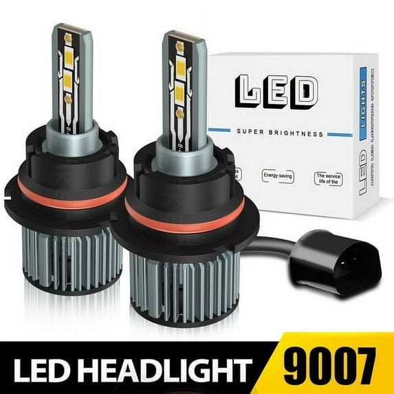 For 1998-2003 Dodge Durango 9007 LED Headlight Hi/Lo Bulbs 6000k