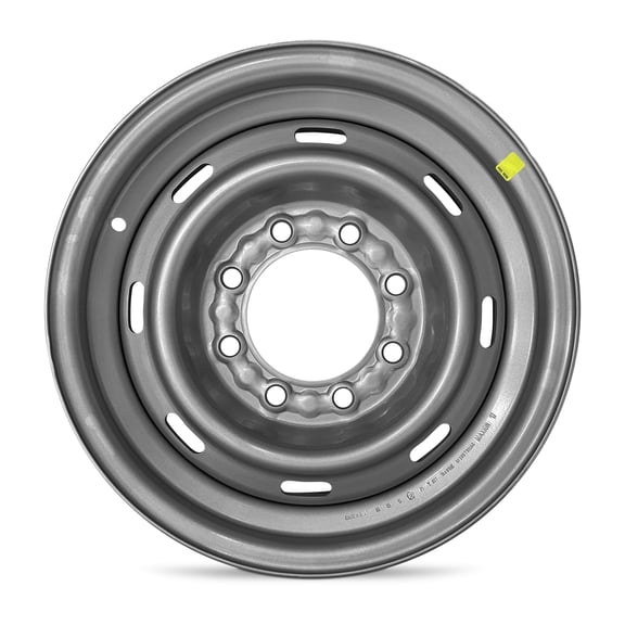 For 1998-2003 Dodge Ram 1500 16 Inch Powder-Coated Silver Steel - Genuine OEM Rim - Road Ready Van Wheel