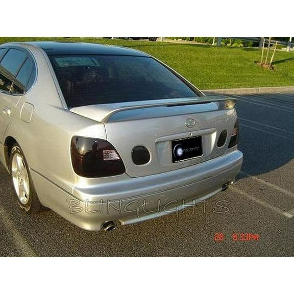 For 1998-2005 Lexus GS GS300 GS400 GS430 Tinted Smoked Protection Overlays for Taillamps Taillights