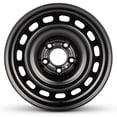 thumbnail image 1 of For 1998-2007 Volvo S70 15 Inch Painted Black Rim - OE Direct Replacement - Road Ready Car Wheel, 1 of 9