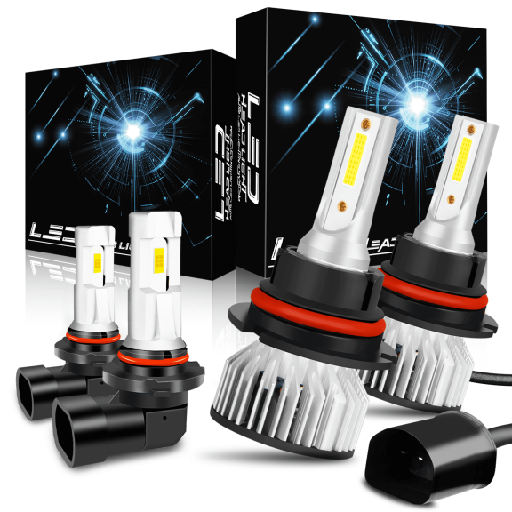 For 1998 Subaru Legacy 1999 LED Headlight Bulbs High Low Beam Fog Light Kit