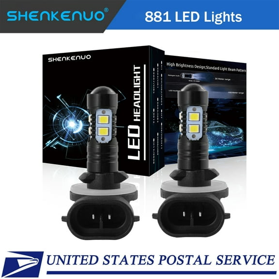 For 1999 2000 2001 Dodge Ram 1500 2500 3500 New 881 899 LED Fog Light Bulbs Kit