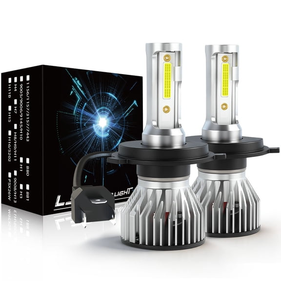 For 1999-2000 Honda Civic EK9 H4 9003 LED Headlight Bulb Kit 6K White Hi/Lo Beam