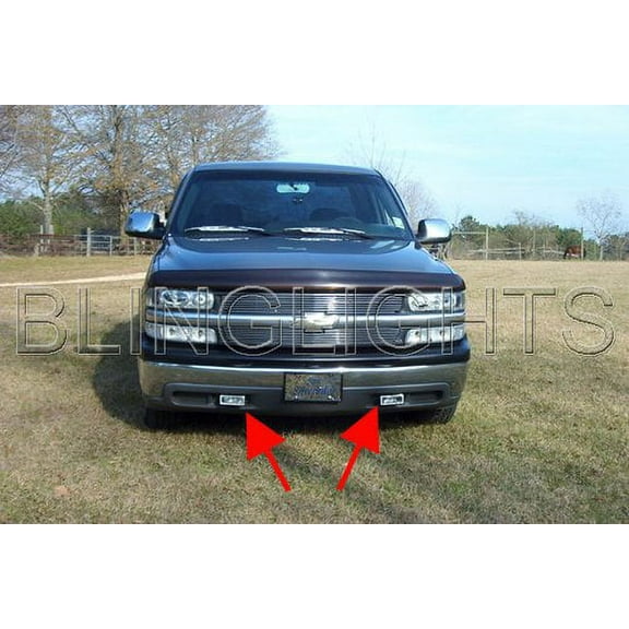 For 1999-2002 Chevy Silverado Fog Lamp Driving Light Kit Chevrolet