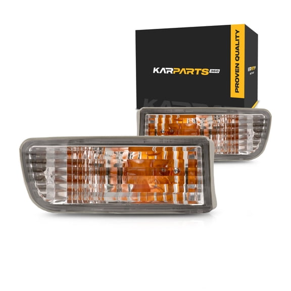 For 1999-2002 Toyota 4Runner Driver and Passenger Side Pair Front Signal Light CAPA TO2530133C