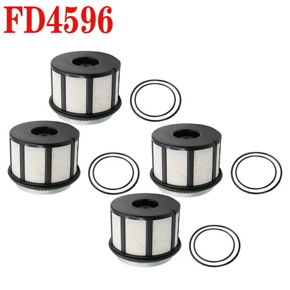 For 1999-2003 Ford FD-4596 Fuel Filter 7.3L PowerStroke Diesel (4 Pack)