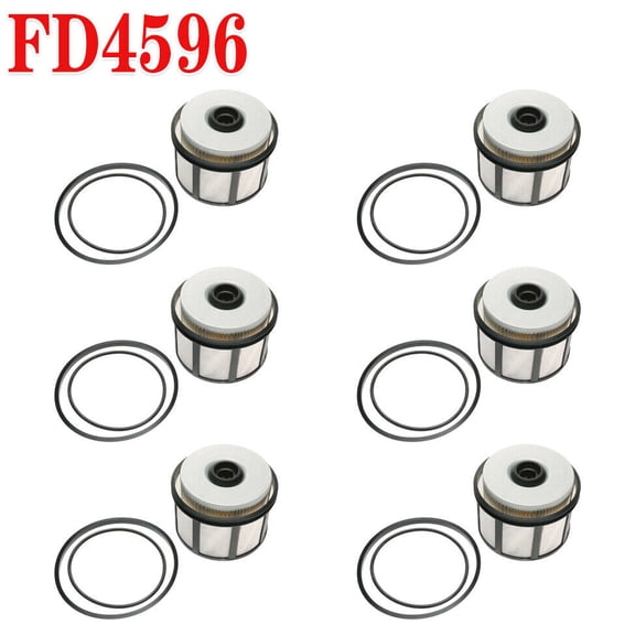 For 1999-2003 Ford FD-4596 Fuel Filter 7.3L PowerStroke Diesel (6 Pack)