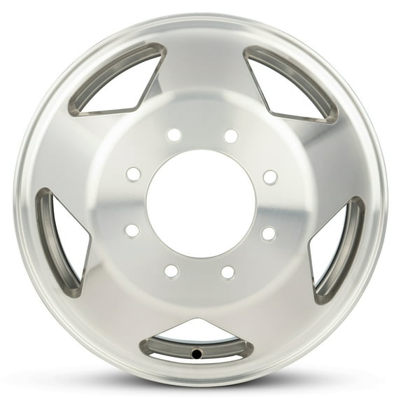 For 1999-2004 Ford F350 Rear 16 Inch Machined Silver Rim - OE Direct Replacement - Road Ready Car Wheel
